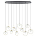 Eglo Canada - LED Pendant - Portocolom - Black, Shinny Brass- Union Lighting Luminaires Decor