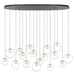 Eglo Canada - LED Pendant - Portocolom - Black, Shinny Brass- Union Lighting Luminaires Decor