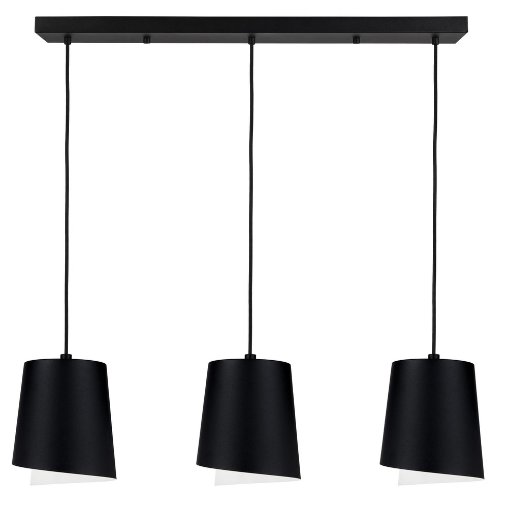 Eglo Canada - Three Light Linear Pendant - Bolivia - Black- Union Lighting Luminaires Decor