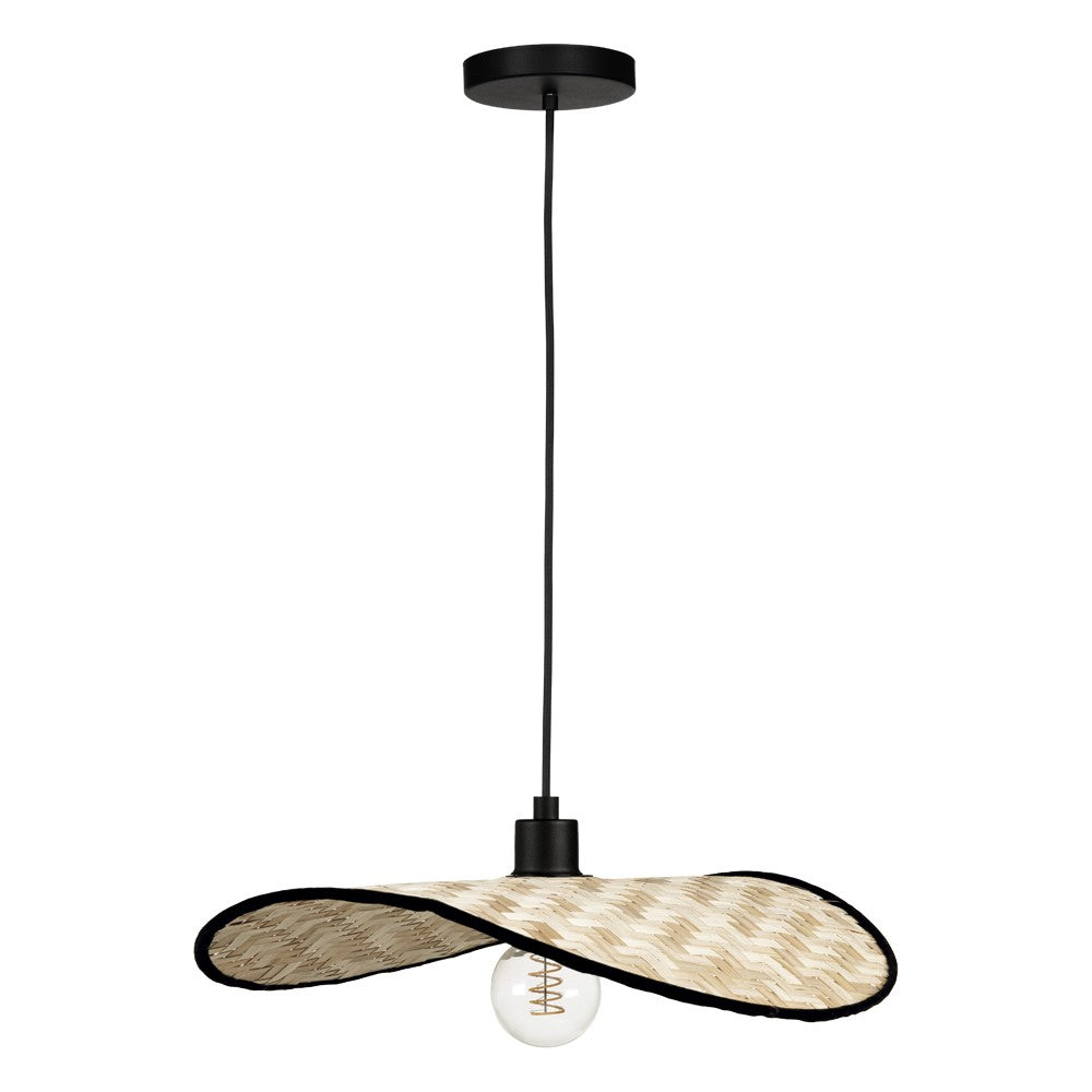 Eglo Canada - One Light Dual Mount Pendant or Ceiling - Marywell - Black- Union Lighting Luminaires Decor