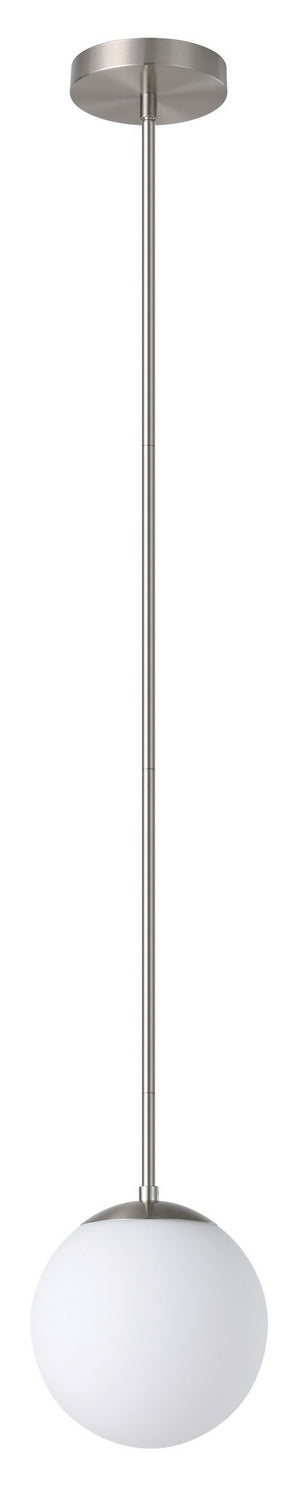 Eglo Canada - One Light Pendant - Rondo - Matte Nickel- Union Lighting Luminaires Decor