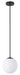 Eglo Canada - One Light Pendant - Rondo - Black- Union Lighting Luminaires Decor