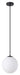Eglo Canada - One Light Pendant - Rondo - Black- Union Lighting Luminaires Decor