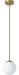 Eglo Canada - One Light Pendant - Rondo - Brushed Brass- Union Lighting Luminaires Decor