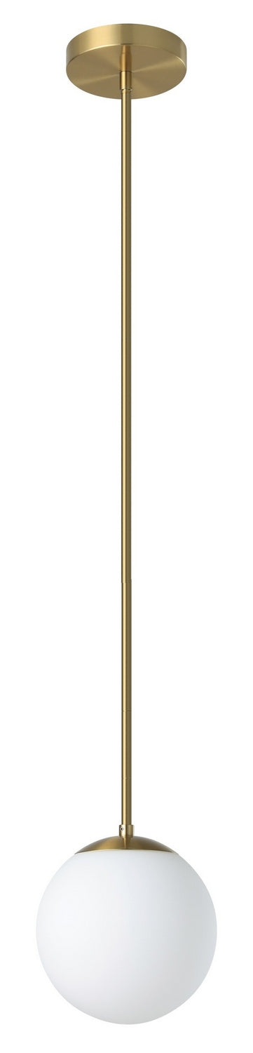 Eglo Canada - One Light Pendant - Rondo - Brushed Brass- Union Lighting Luminaires Decor