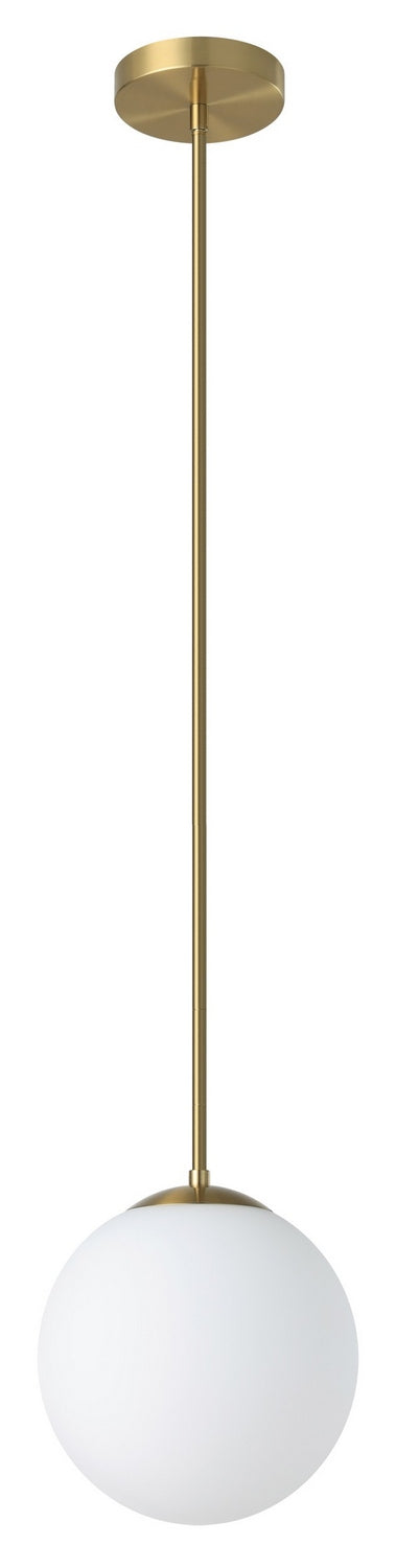 Eglo Canada - One Light Pendant - Rondo - Brushed Brass- Union Lighting Luminaires Decor