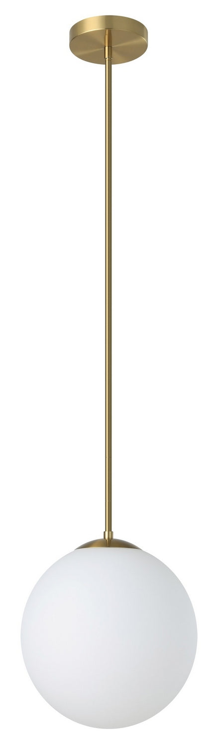 Eglo Canada - One Light Pendant - Rondo - Brushed Brass- Union Lighting Luminaires Decor