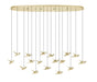 Eglo Canada - LED Linear Pendant - Paratebueno 2 - Brass- Union Lighting Luminaires Decor