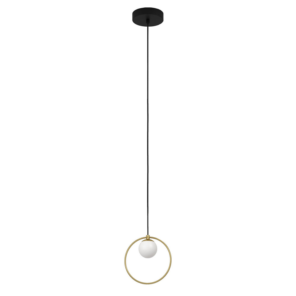 Eglo Canada - LED Pendant - Portocolom - Black, Shiny Brass- Union Lighting Luminaires Decor