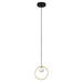 Eglo Canada - LED Pendant - Portocolom - Black, Shiny Brass- Union Lighting Luminaires Decor