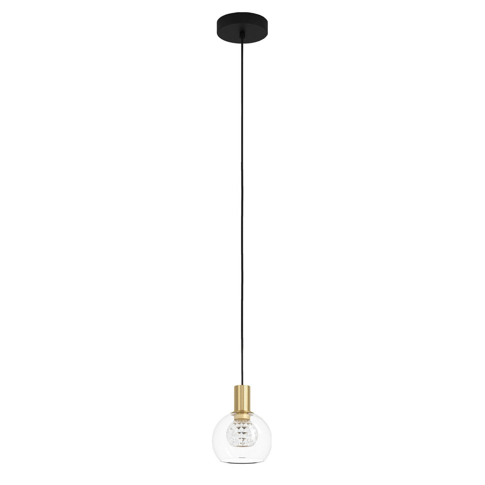 Eglo Canada - LED Pendant - Terque - Black, Brushed Gold- Union Lighting Luminaires Decor