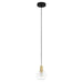 Eglo Canada - LED Pendant - Terque - Black, Brushed Gold- Union Lighting Luminaires Decor