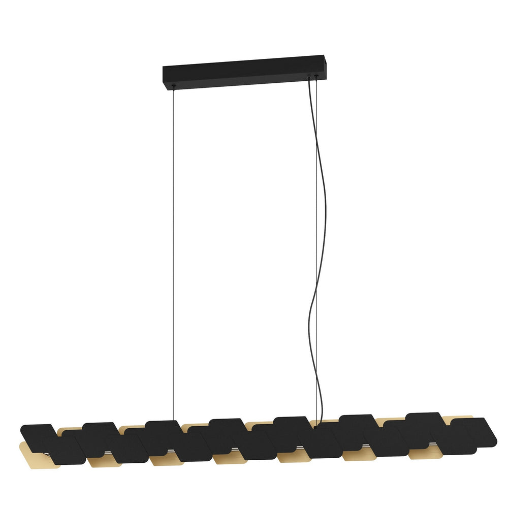 Eglo Canada - LED Linear Pendant - Altagracia - Black- Union Lighting Luminaires Decor