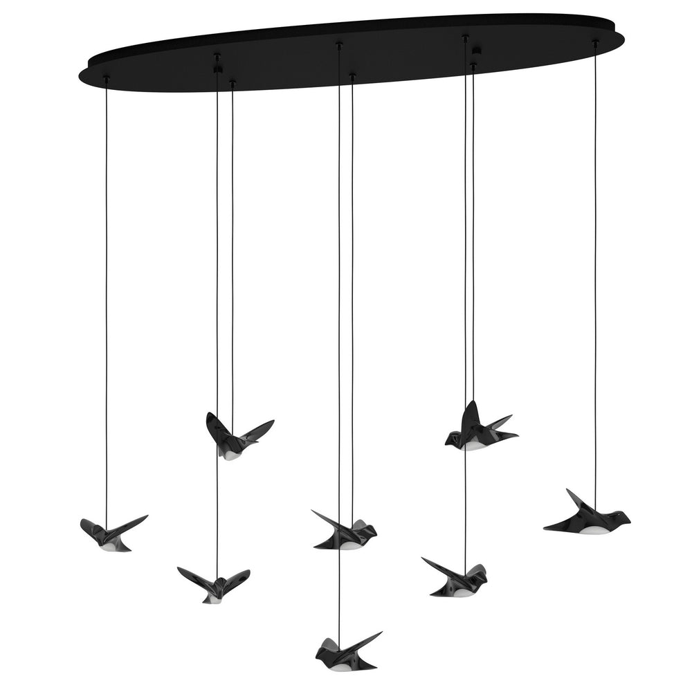 Eglo Canada - LED Pendant - Paratebueno - Black, Black Chrome- Union Lighting Luminaires Decor
