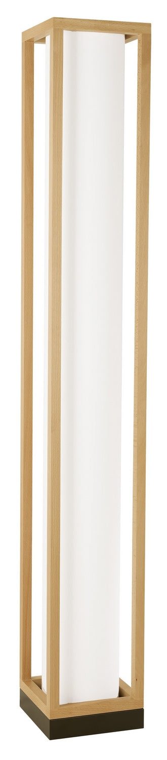 Eglo Canada - Four Light Floor Lamp - Granados - Black, Beech Wood- Union Lighting Luminaires Decor