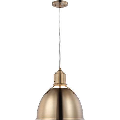 Visual Comfort Studio Canada - One Light Pendant - Huey - Satin Brass- Union Lighting Luminaires Decor