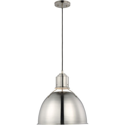 Visual Comfort Studio Canada - One Light Pendant - Huey - Brushed Nickel- Union Lighting Luminaires Decor