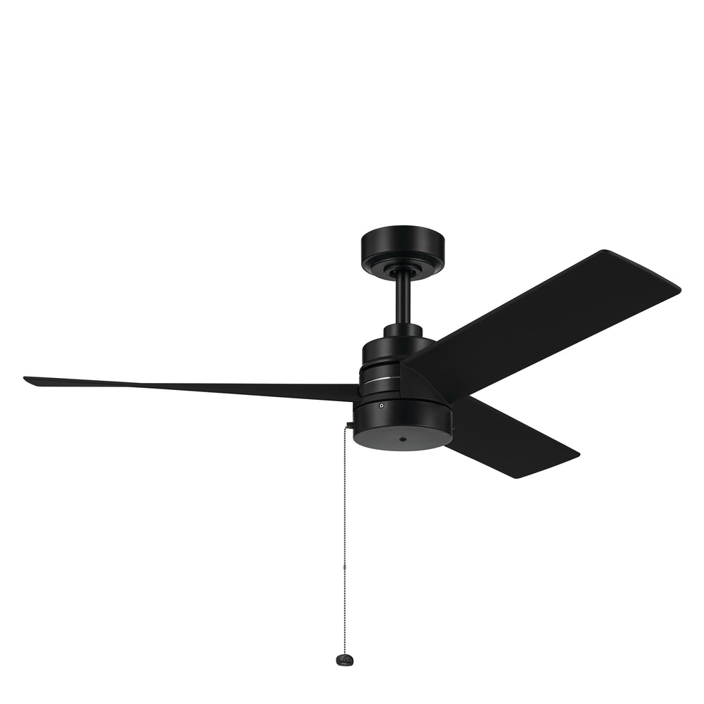 Kichler Canada - 52" Ceiling Fan - Spyn Lite - Black- Union Lighting Luminaires Decor