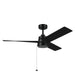 Kichler Canada - 52" Ceiling Fan - Spyn Lite - Black- Union Lighting Luminaires Decor