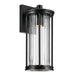 Kichler Canada - One Light Outdoor Wall Mount - Barras - Black- Union Lighting Luminaires Decor