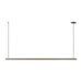Visual Comfort Modern - LED Linear Chandelier - Lino - Honed Concrete- Union Lighting Luminaires Decor