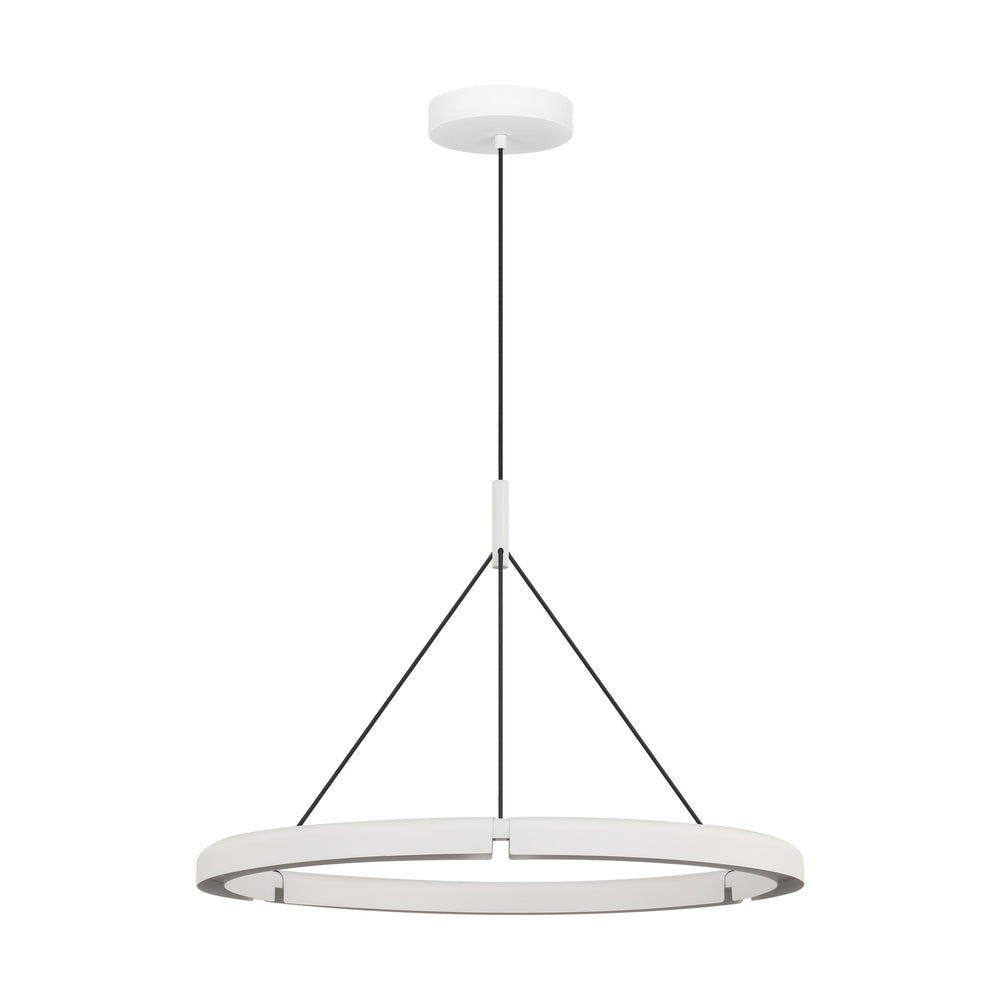 Visual Comfort Modern - LED Chandelier - Cloak - Matte White- Union Lighting Luminaires Decor
