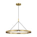 Visual Comfort Modern - LED Chandelier - Cloak - Hand-Rubbed Antique Brass- Union Lighting Luminaires Decor
