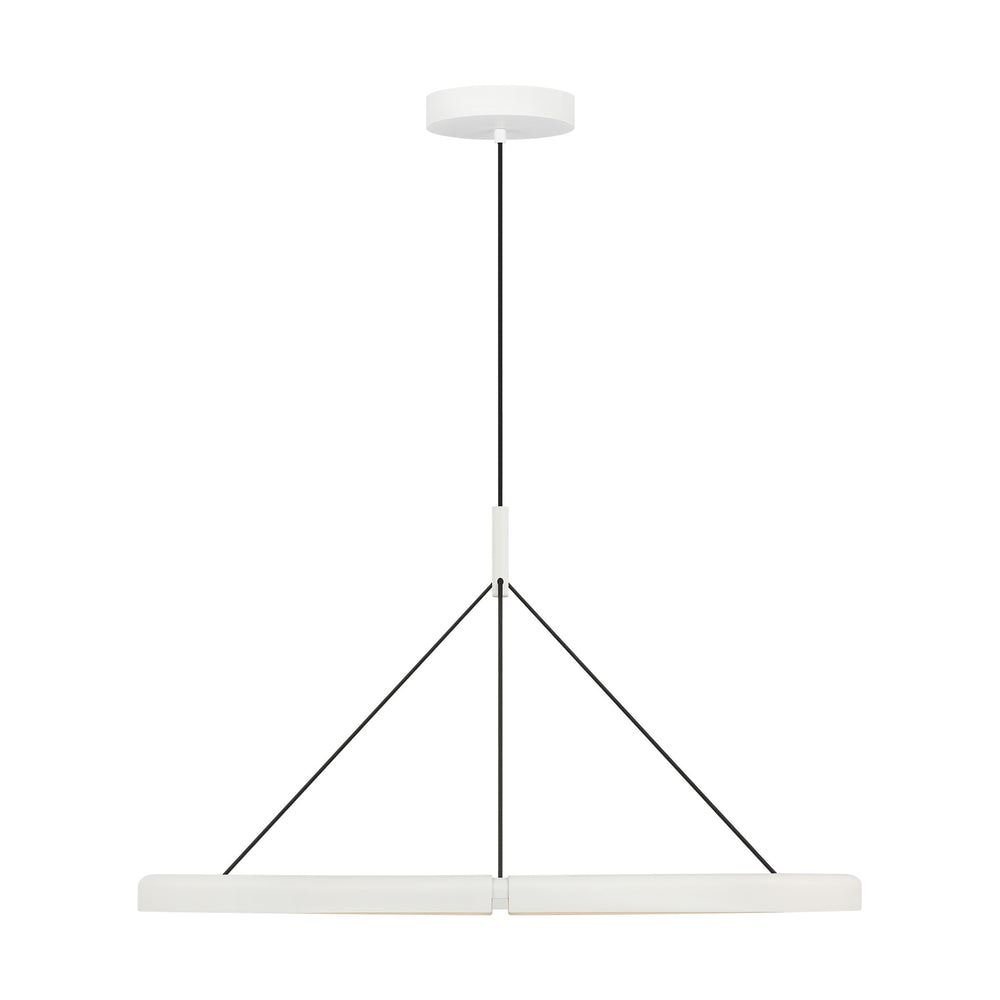 Visual Comfort Modern - LED Chandelier - Cloak - Matte White- Union Lighting Luminaires Decor