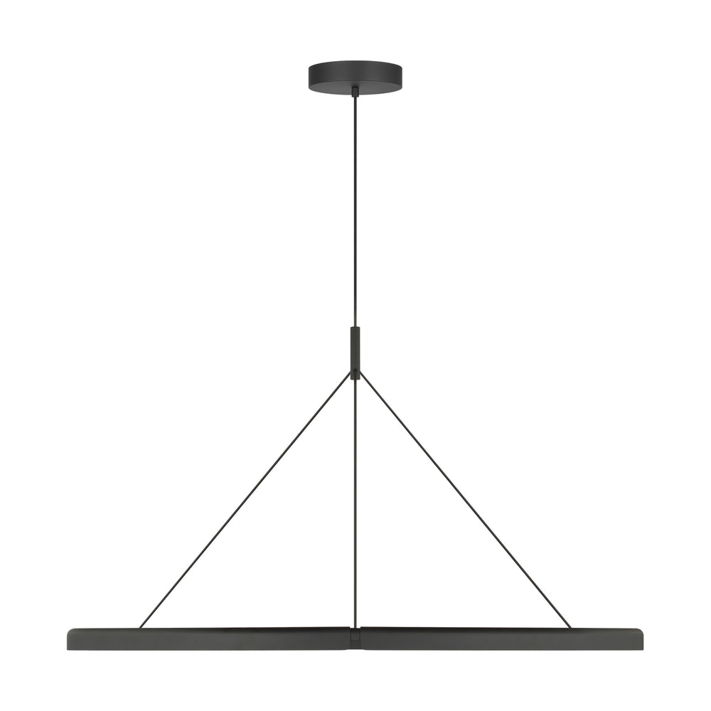 Visual Comfort Modern - LED Chandelier - Cloak - Nightshade Black- Union Lighting Luminaires Decor