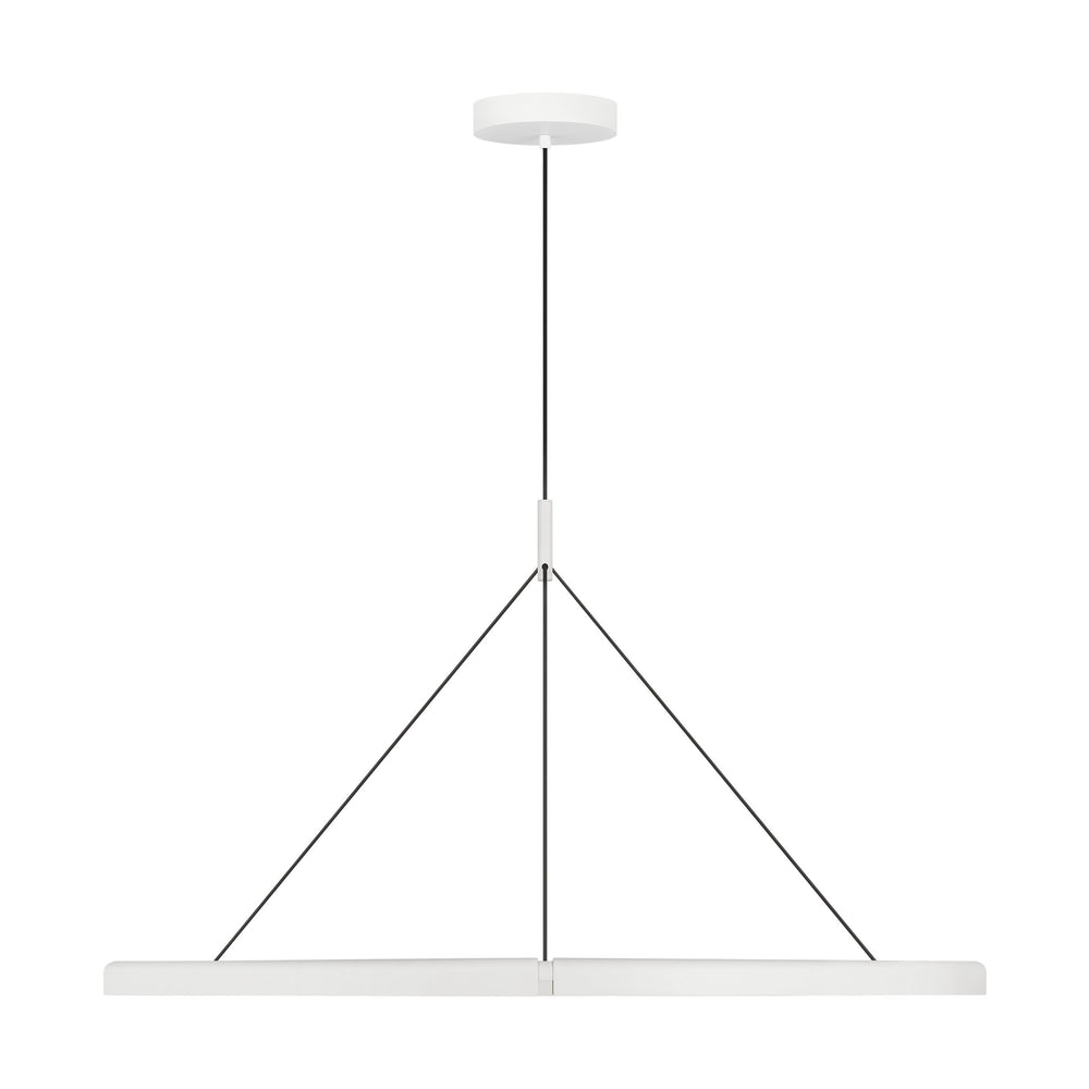 Visual Comfort Modern - LED Chandelier - Cloak - Matte White- Union Lighting Luminaires Decor