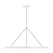 Visual Comfort Modern - LED Chandelier - Cloak - Matte White- Union Lighting Luminaires Decor