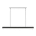 Visual Comfort Modern - LED Linear Chandelier - Cloak - Nightshade Black- Union Lighting Luminaires Decor