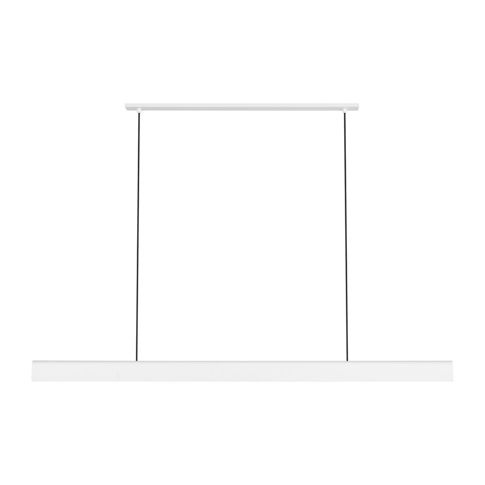 Visual Comfort Modern - LED Linear Chandelier - Cloak - Matte White- Union Lighting Luminaires Decor
