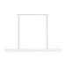 Visual Comfort Modern - LED Linear Chandelier - Cloak - Matte White- Union Lighting Luminaires Decor