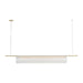 Visual Comfort Modern - LED Linear Chandelier - Trace - Hand-Rubbed Antique Brass- Union Lighting Luminaires Decor