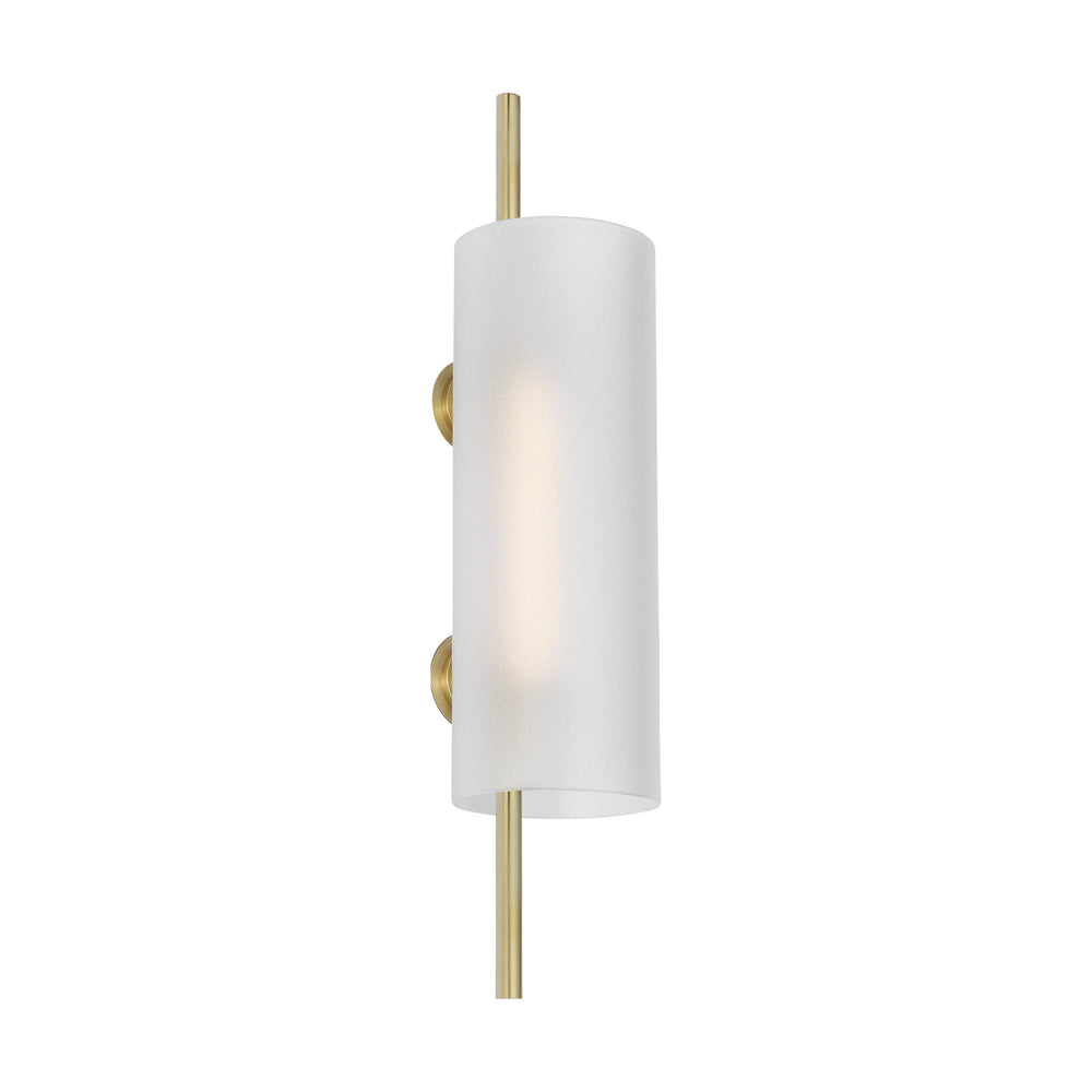 Visual Comfort Modern - LED Wall Sconce - Trace - Hand-Rubbed Antique Brass- Union Lighting Luminaires Decor