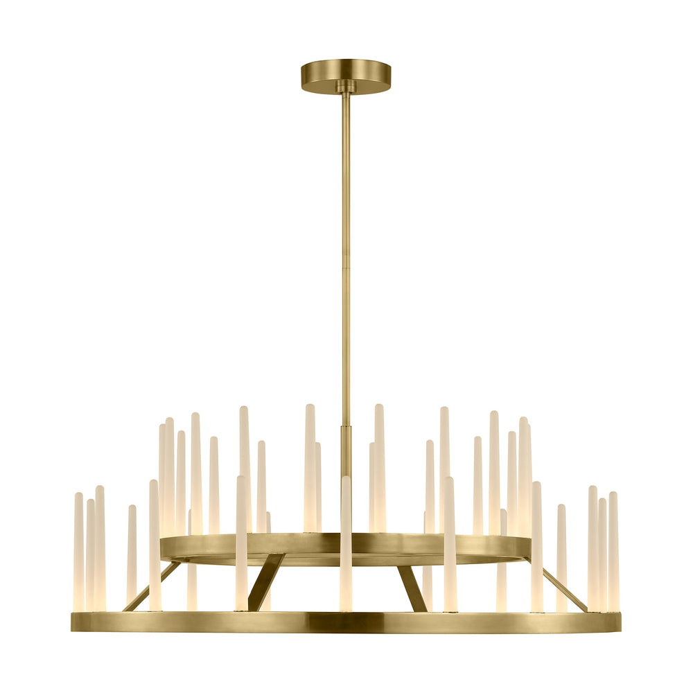 Visual Comfort Modern - LED Chandelier - Sagrada - Hand-Rubbed Antique Brass- Union Lighting Luminaires Decor