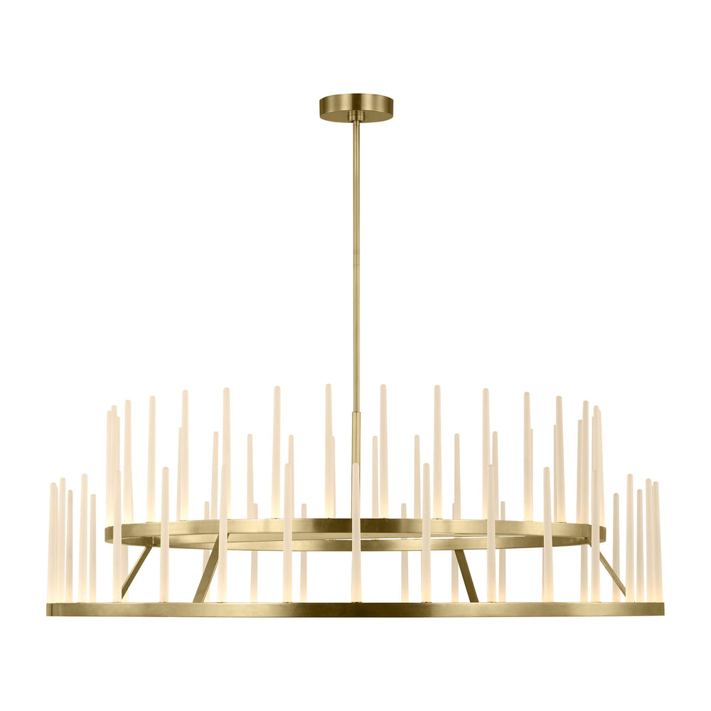 Visual Comfort Modern - LED Chandelier - Sagrada - Hand-Rubbed Antique Brass- Union Lighting Luminaires Decor