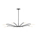 Visual Comfort Modern - LED Chandelier - Lajos - Bronze- Union Lighting Luminaires Decor