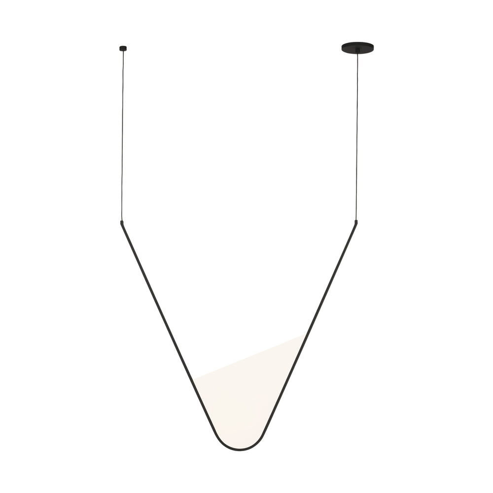 Visual Comfort Modern - LED Chandelier - Mizu - Nightshade Black- Union Lighting Luminaires Decor