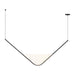 Visual Comfort Modern - LED Chandelier - Mizu - Nightshade Black- Union Lighting Luminaires Decor