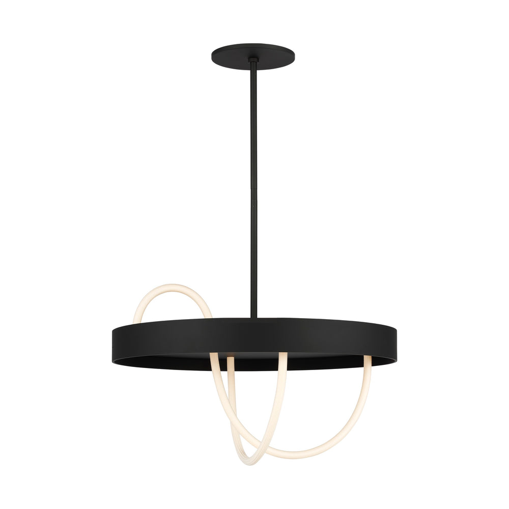 Visual Comfort Modern - LED Chandelier - Uneri - Nightshade Black- Union Lighting Luminaires Decor