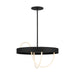 Visual Comfort Modern - LED Chandelier - Uneri - Nightshade Black- Union Lighting Luminaires Decor