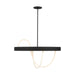 Visual Comfort Modern - LED Chandelier - Uneri - Nightshade Black- Union Lighting Luminaires Decor