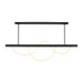 Visual Comfort Modern - LED Linear Chandelier - Uneri - Nightshade Black- Union Lighting Luminaires Decor