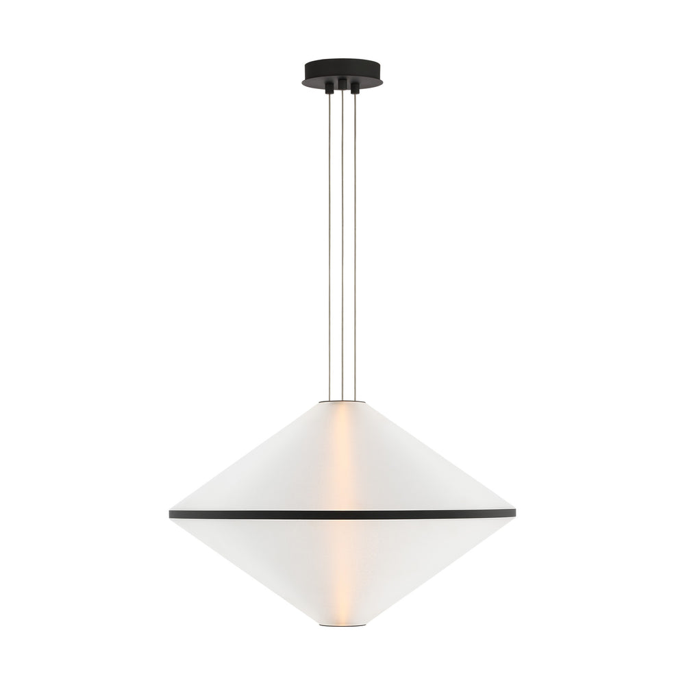 Visual Comfort Modern - LED Pendant - Bicono - Nightshade Black- Union Lighting Luminaires Decor