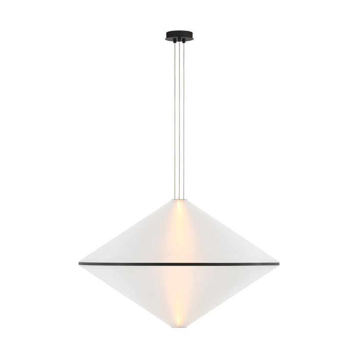 Visual Comfort Modern - LED Pendant - Bicono - Nightshade Black- Union Lighting Luminaires Decor