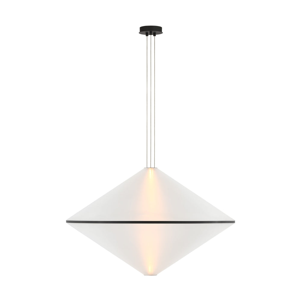 Visual Comfort Modern - LED Pendant - Bicono - Nightshade Black- Union Lighting Luminaires Decor