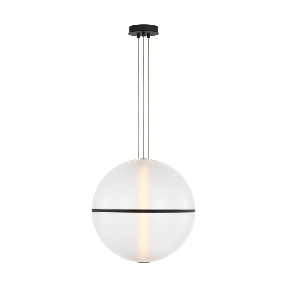 Visual Comfort Modern - LED Pendant - Bicono Round - Nightshade Black- Union Lighting Luminaires Decor