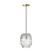 Visual Comfort Modern - One Light Pendant - Audra - Hand-Rubbed Antique Brass- Union Lighting Luminaires Decor